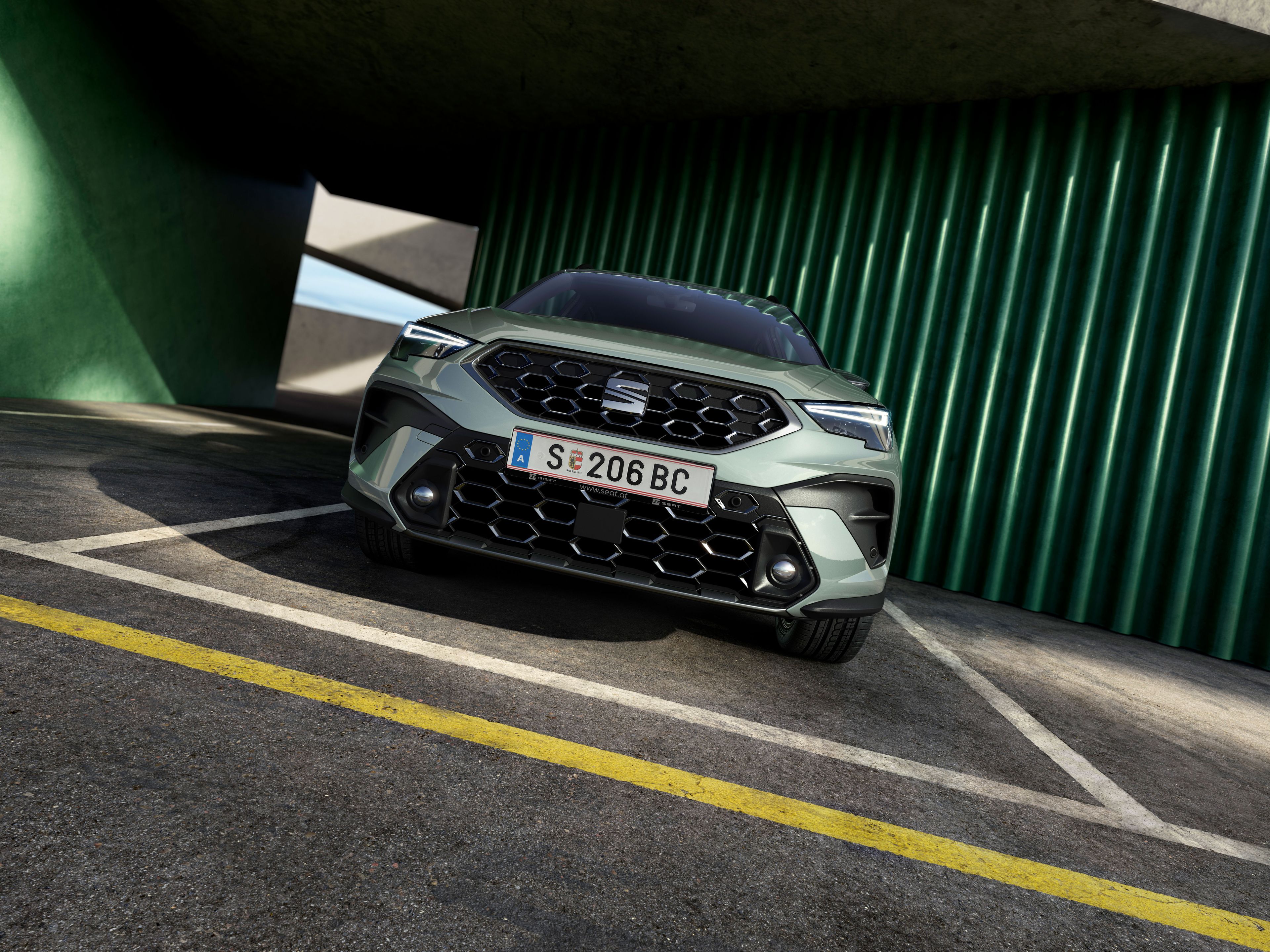 Frontstoßfänger-Details des SEAT Arona 2025